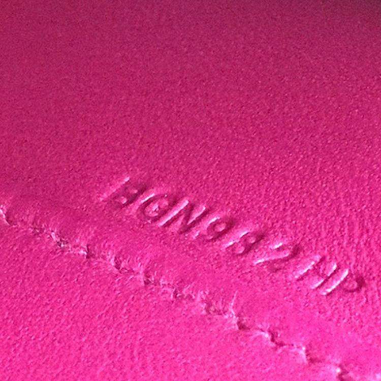 Pre Owned Hermes Kelly Elan Pink Madame Leather Shoulder Bag