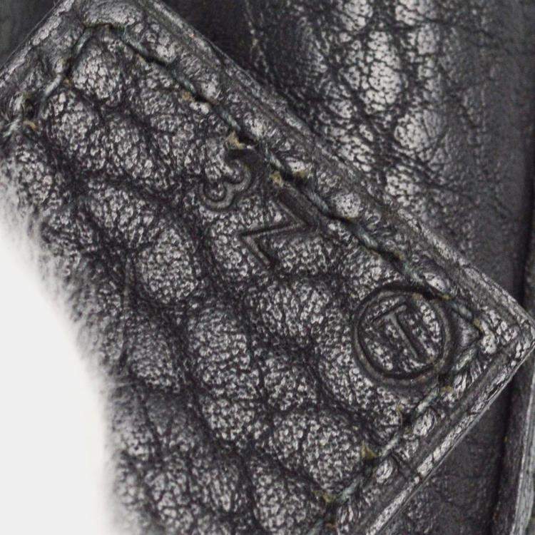 Pre Owned Hermes Black Fjord Noumea Shoulder Bag