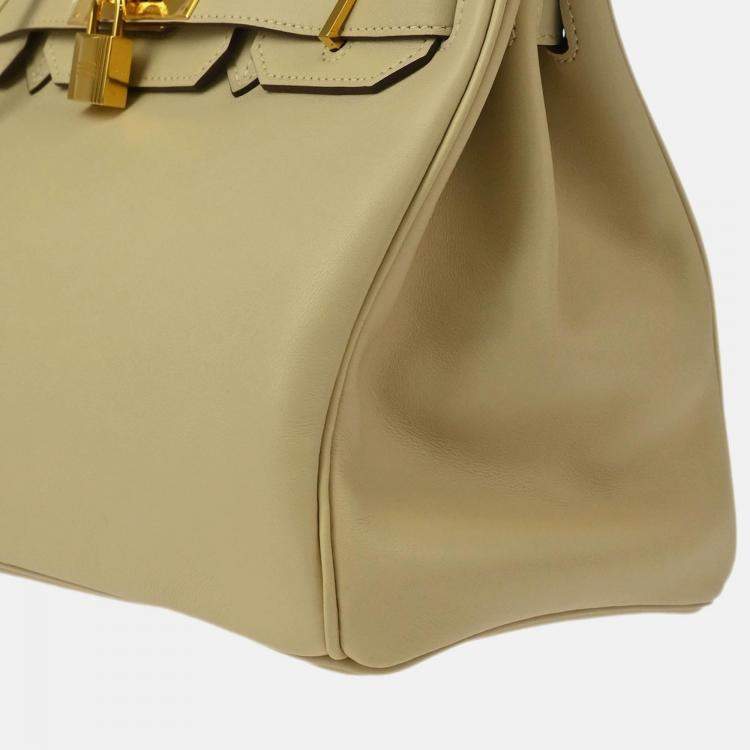 Pre Owned Hermes Birkin 30 Perchemin Swift Handbag