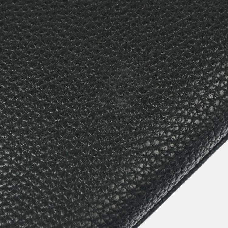 Pre Owned Hermes Kelly 28 Retourne Black Togo Handbag