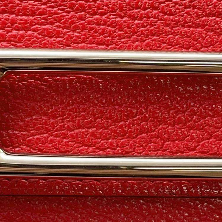 Pre Owned Hermes Roulis Rose Texas Chevre Mysore Goatskin Wallet