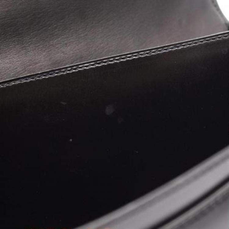Pre Owned Hermes Vasco Leather Black Bag