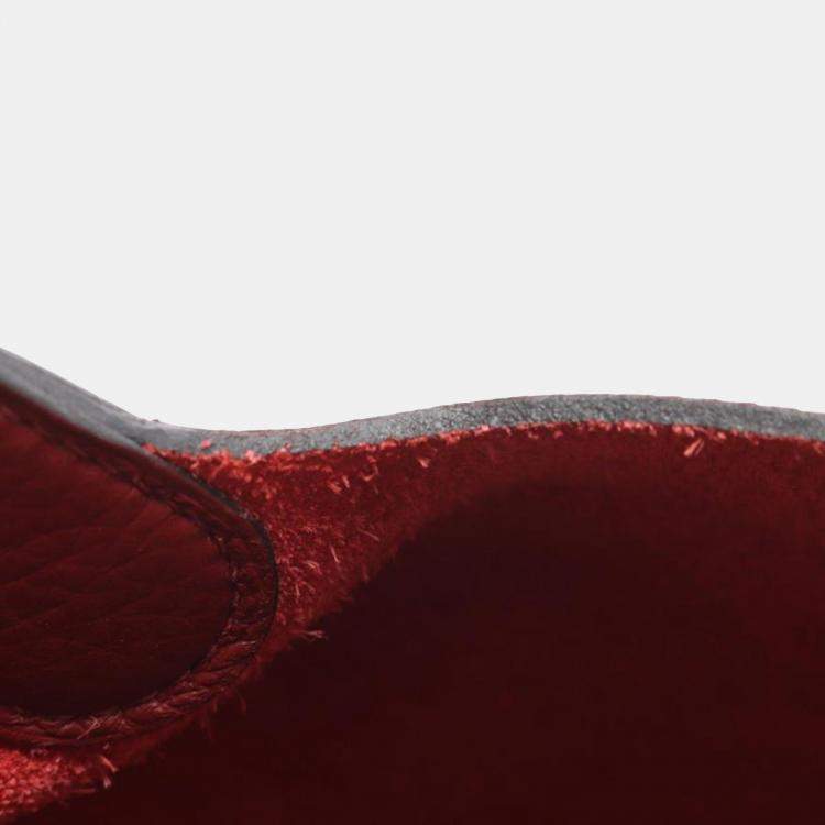 Pre Owned Hermes Picotin Lock H Rouge Bordeaux Taurillon Clemence MM