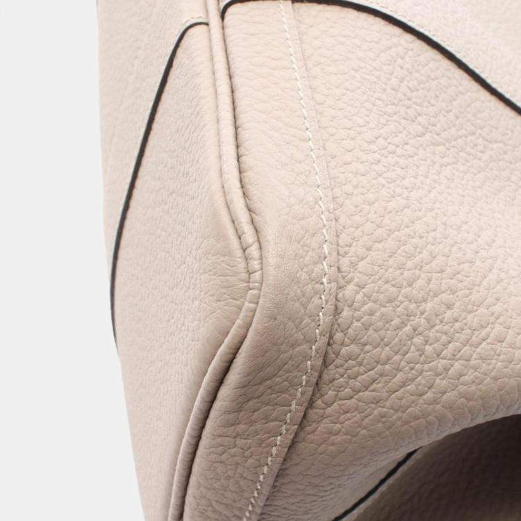 Pre Owned Hermes Garden Party Gris Tourterelle PM