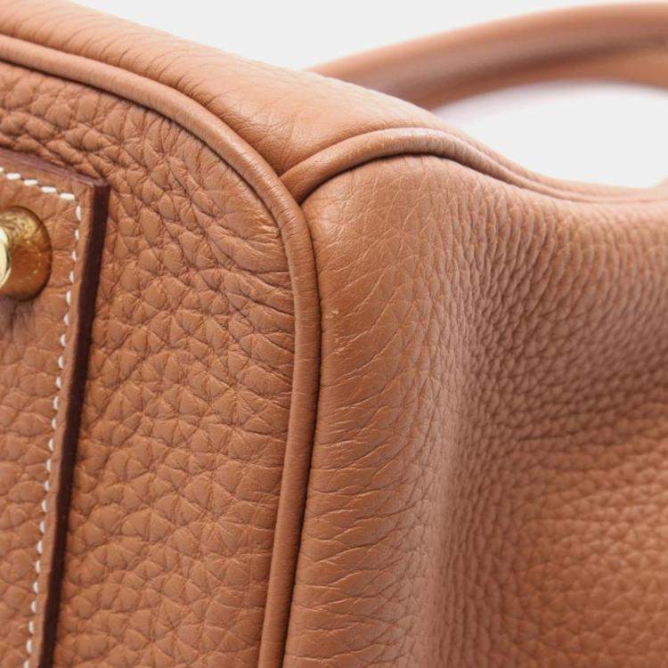 Pre Owned Hermes Birkin 40 Gold Togo Handbag