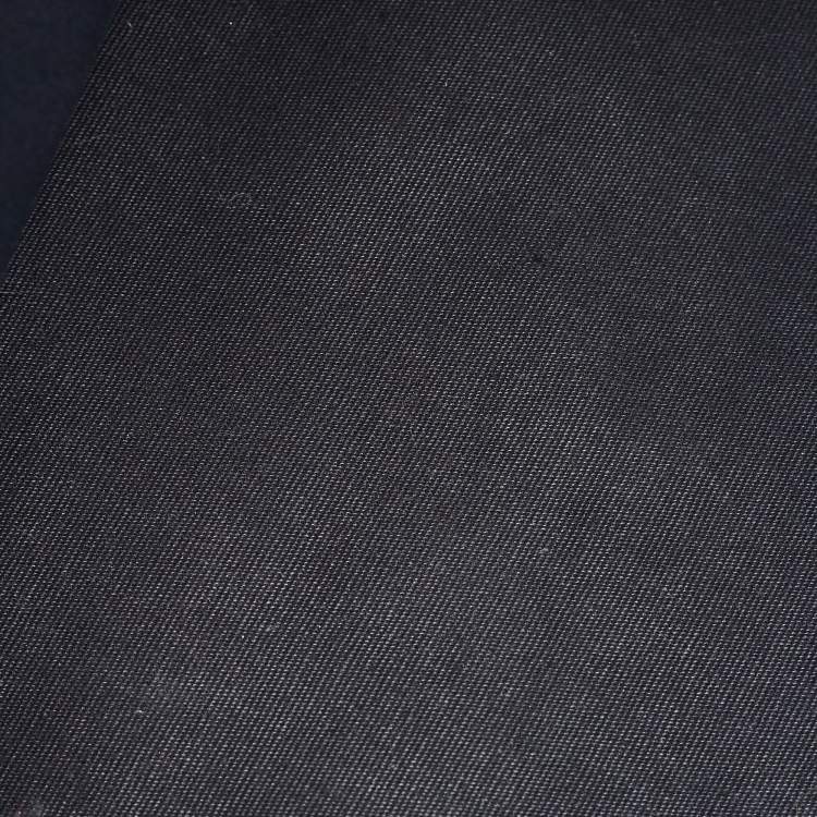Pre Owned Hermès Black Toile Canvas and Vache Hunter Leather Herbag 31 Bag