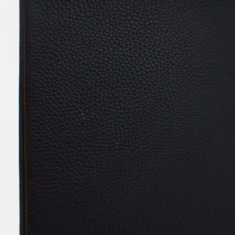 Pre Owned Hermes Birkin 25 Noir Togo Leather Top Handle Bag