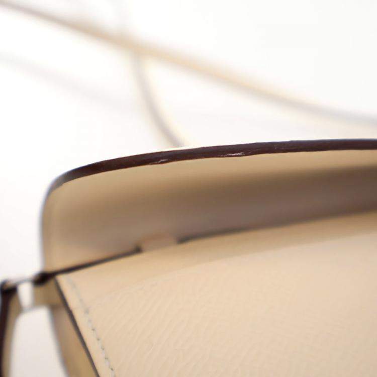 Pre Owned Hermes Constance To Go Wallet Craie Epsom Leather Wallet