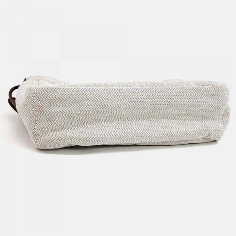 Pre Owned Hermes Poby Fabric Pouch