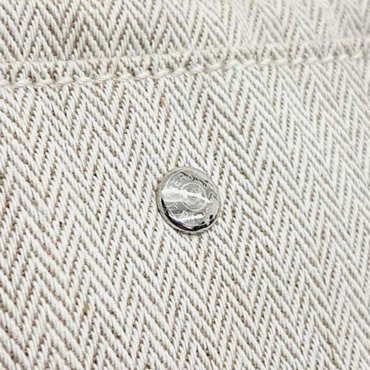 Pre Owned Hermes Poby Fabric Pouch