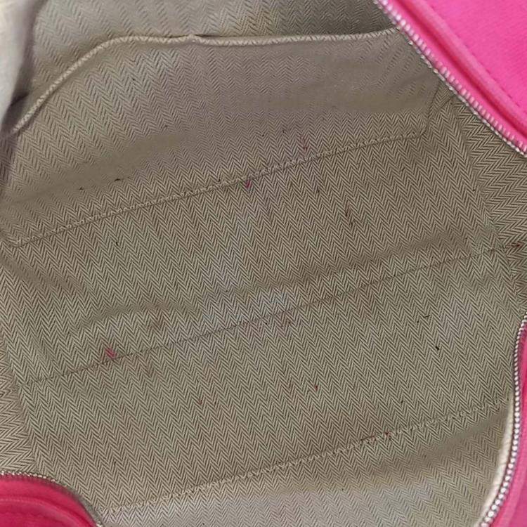 Pre Owned Hermes Breathe-A-Brack Pink Fabric Case