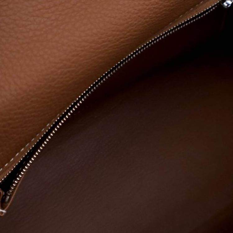 Pre Owned Hermes Kelly 25 Gold Togo Handbag