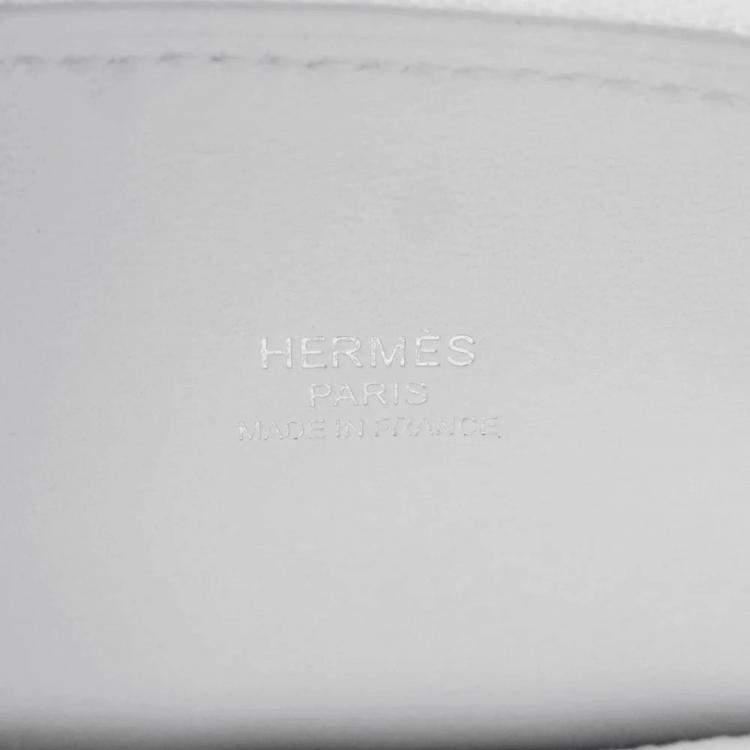 Pre Owned Hermes Bolide 1923 New White Evercolor Mini Handbag