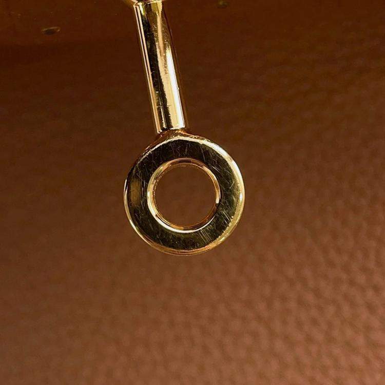 Pre Owned Hermes Birkin  30 Gold Togo Leather Bag 