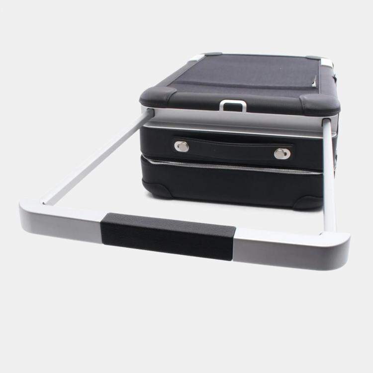 Pre Owned Hermes RMS Cabin Black Canvas and Leather Travel Bag