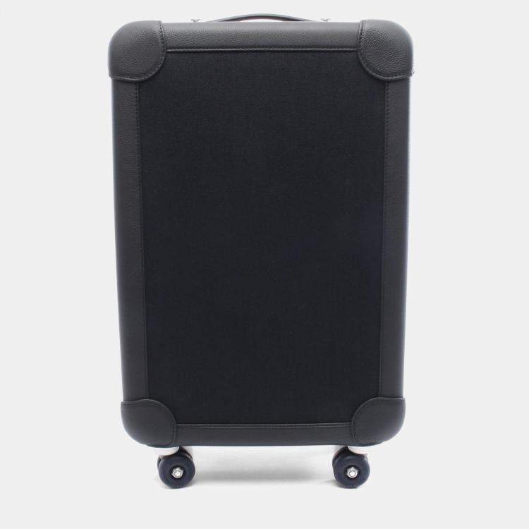 Pre Owned Hermes RMS Cabin Black Canvas and Leather Travel Bag
