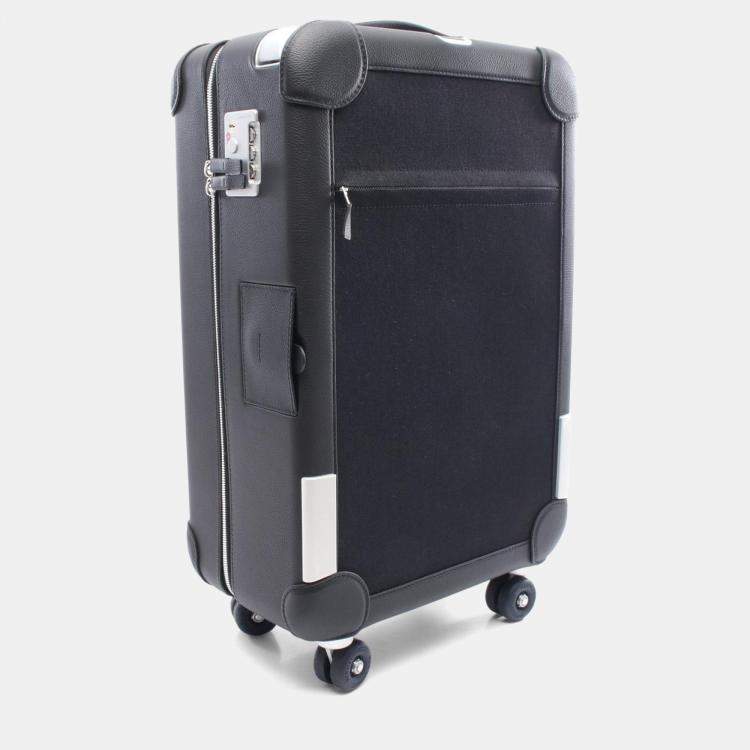 Pre Owned Hermes RMS Cabin Black Canvas and Leather Travel Bag