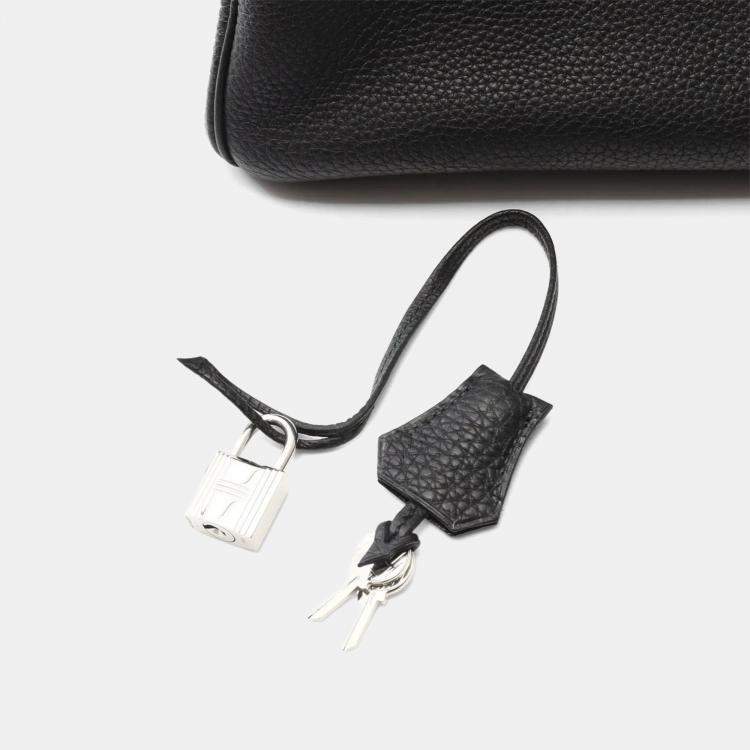 Pre Owned Hermes Birkin 35 Handbag Togo Leather Black