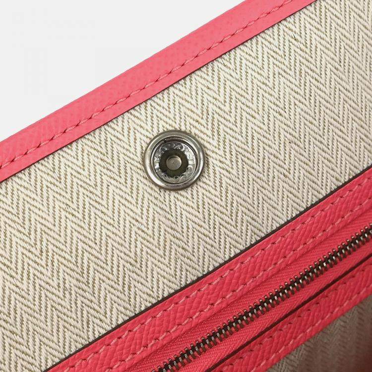 Pre Owned Hermes Garden Party 36 PM Rose Azalee Epsom Tote Bag
