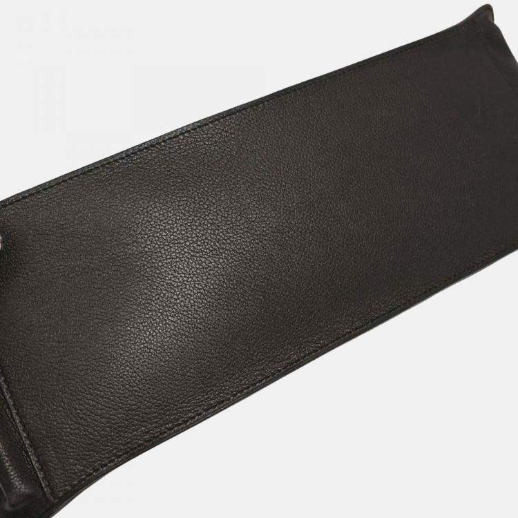 Pre Owned Hermes Etribelt Black Evergrain Handbag