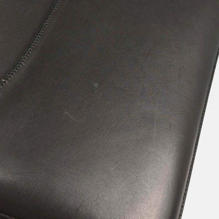 Pre Owned Hermes Constance 25 Black Chamonix Shoulder Bag