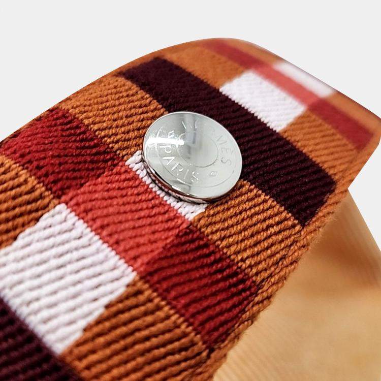 Pre Owned Hermes Multicolor Fabric Breathe-A-Brack Case GM
