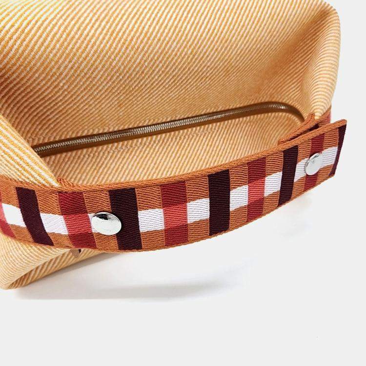 Pre Owned Hermes Multicolor Fabric Breathe-A-Brack Case GM