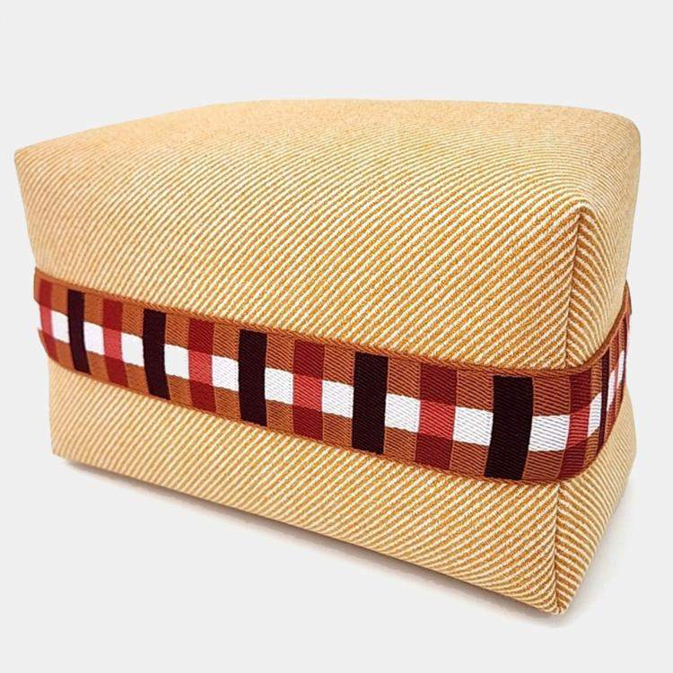Pre Owned Hermes Multicolor Fabric Breathe-A-Brack Case GM