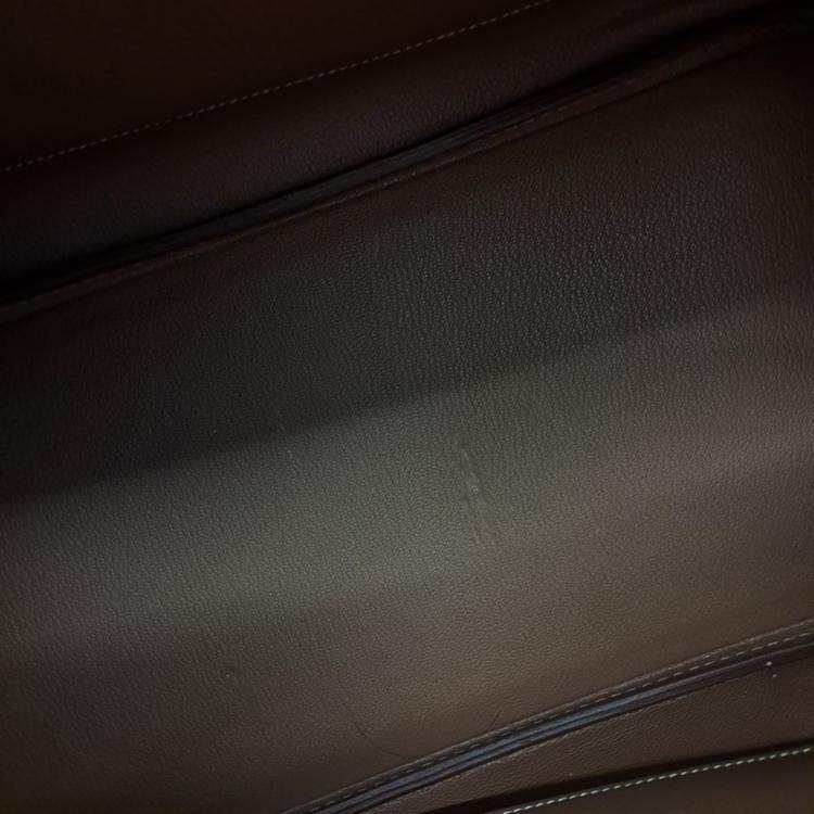 Pre Owned Hermes Birkin 35 Brown Leather Bag