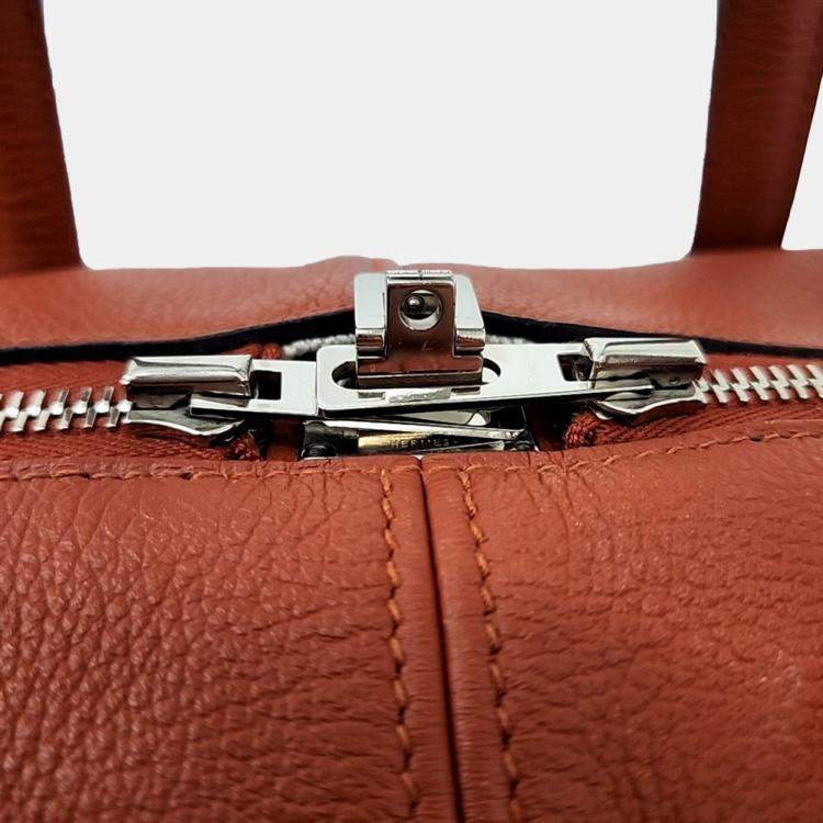 Pre Owned Hermes Brown Leather Victoria 2