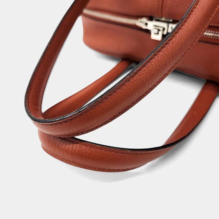 Pre Owned Hermes Brown Leather Victoria 2
