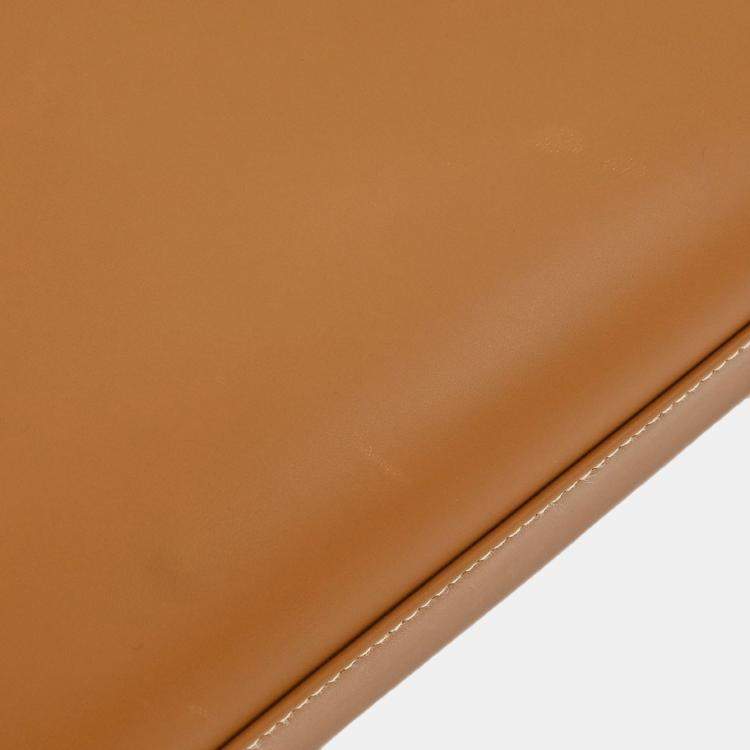 Pre Owned Hermes Natural Vache Kelly 32 Sellier Handbag