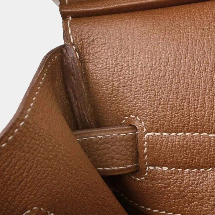 Pre Owned Hermes Gold Togo Birkin 35 Handbag