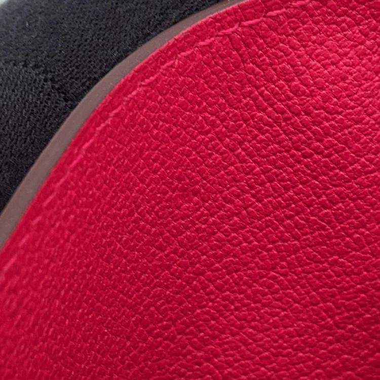 Pre Owned Hermes Chaine D'Ancre Compact Wallet Rose Extreme Chevre Shamqila