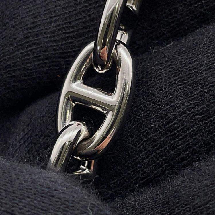 Pre Owned Hermes Chaine D'Ancre Compact Wallet Rose Extreme Chevre Shamqila