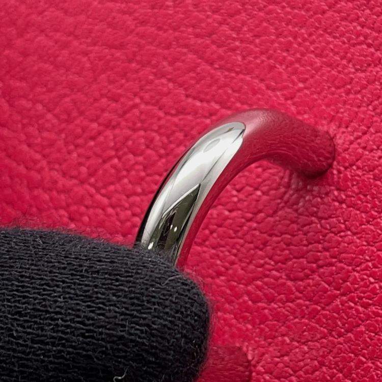 Pre Owned Hermes Chaine D'Ancre Compact Wallet Rose Extreme Chevre Shamqila