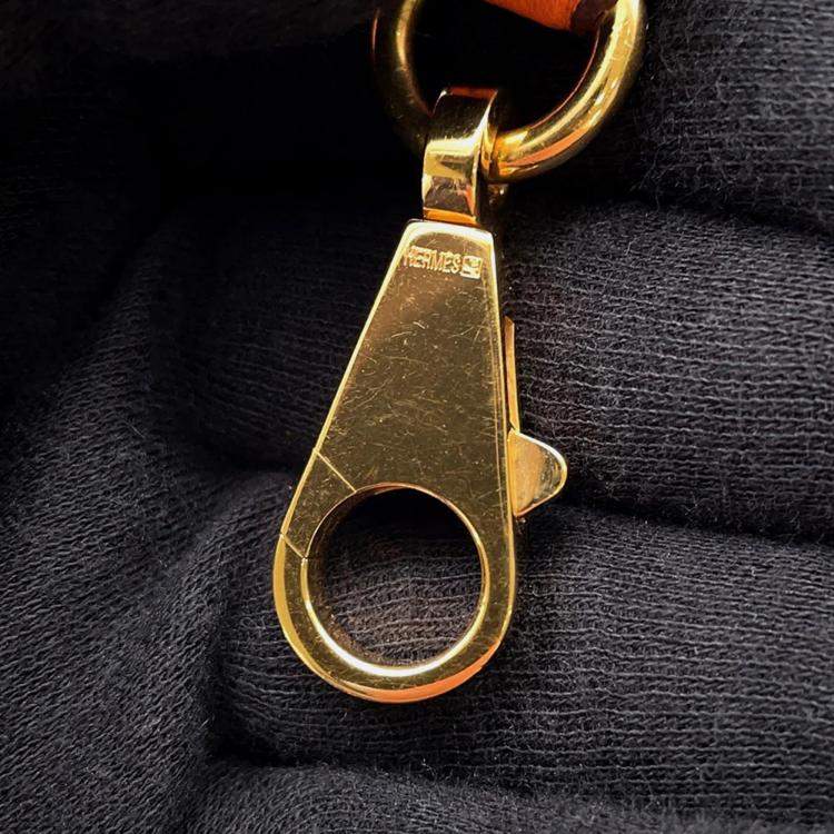 Pre Owned Hermes Bolide 31 Orange Taurillon Clemence Bag