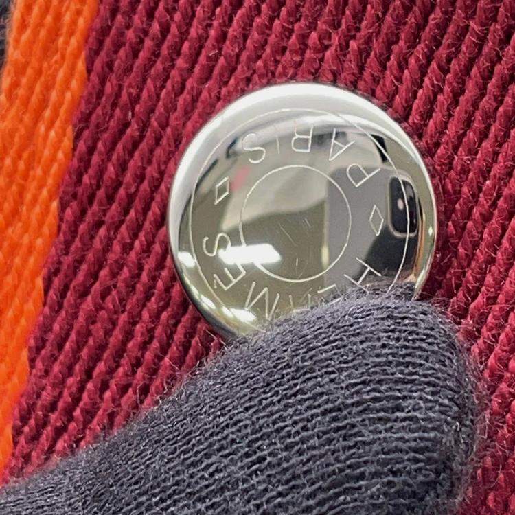 Pre Owned Hermes Bride-a-Brac Feu/Bordeaux Canvas PM