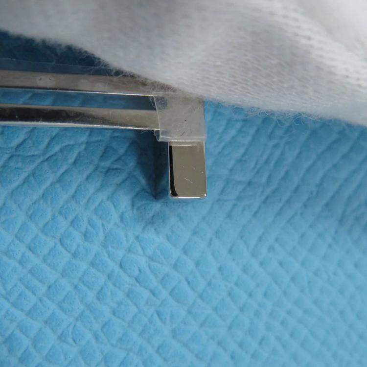 Pre Owned Hermes Bean Combine Verso Celeste/Vert Jade Epsom