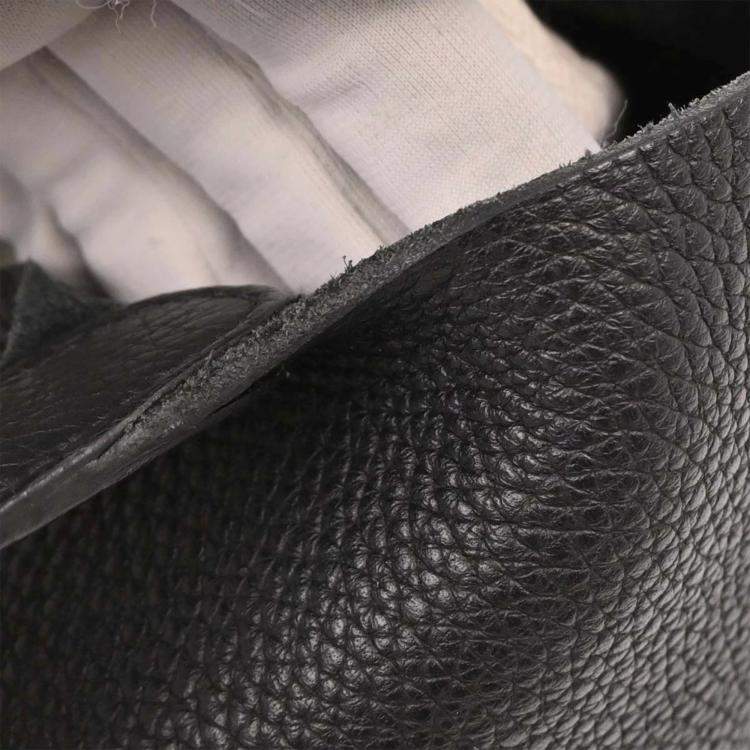 Pre Owned Hermes  Picotin Lock 18 Black Taurillon Clemence Handbag 