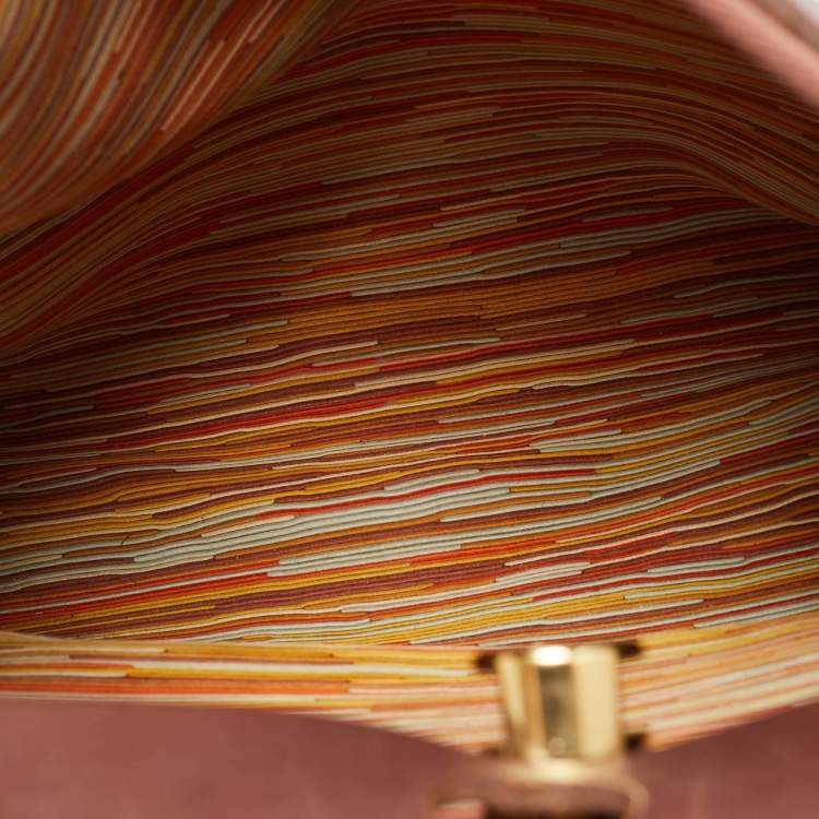 Pre Owned Hermes Multicolor Vibrator Leather and Vache Hunter Herbag Zip 31 Bag