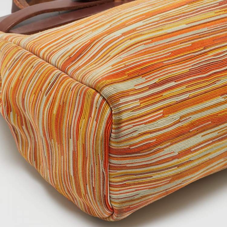 Pre Owned Hermes Multicolor Vibrator Leather and Vache Hunter Herbag Zip 31 Bag