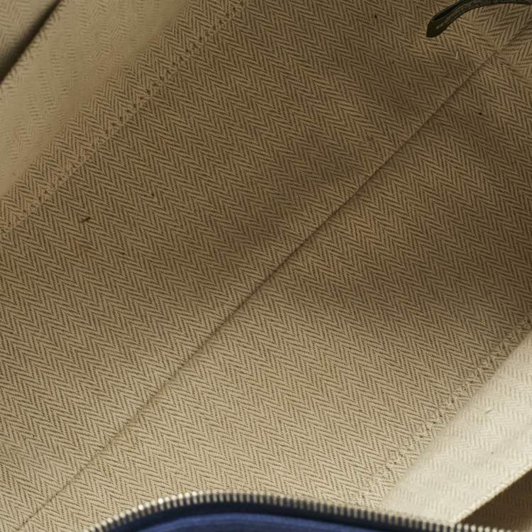 Pre Owned Hermes Marine Canvas Large Bride-a-Brac Pouch