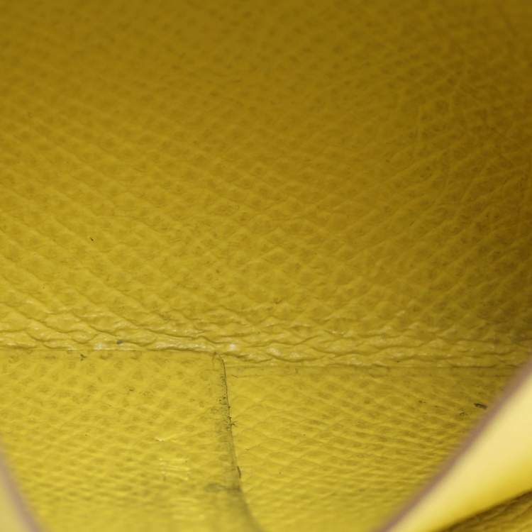 Pre Owned محفظة نقود هيرمس باستيا جلد إبسوم كيوي