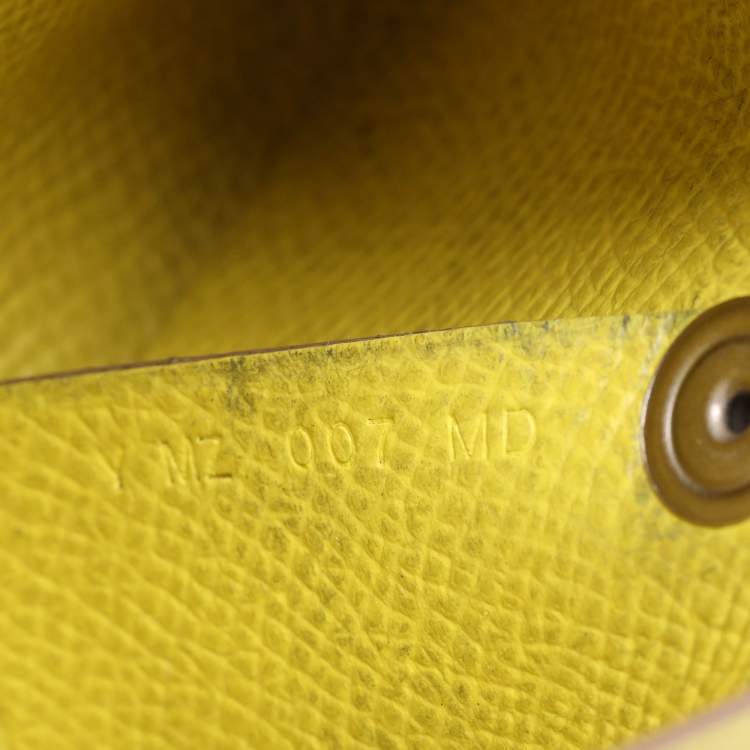 Pre Owned محفظة نقود هيرمس باستيا جلد إبسوم كيوي