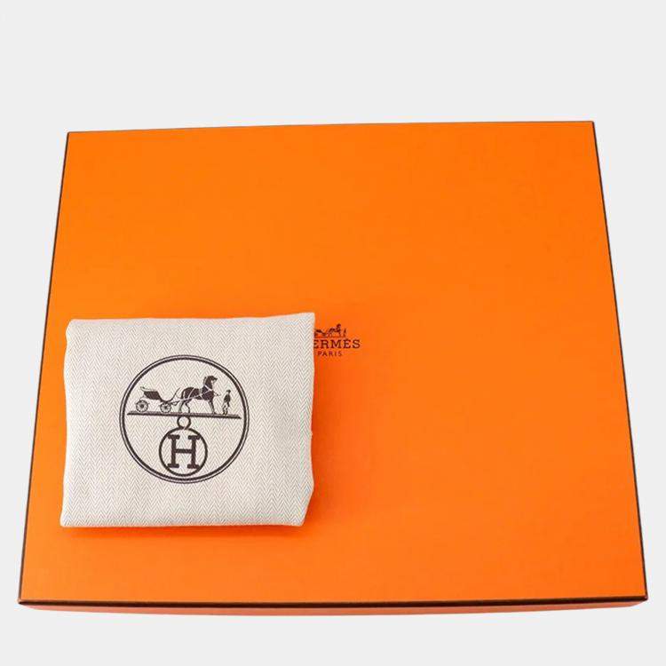 Pre Owned Hermes Videpoches Orange Togo Leather Shoulder Bag 