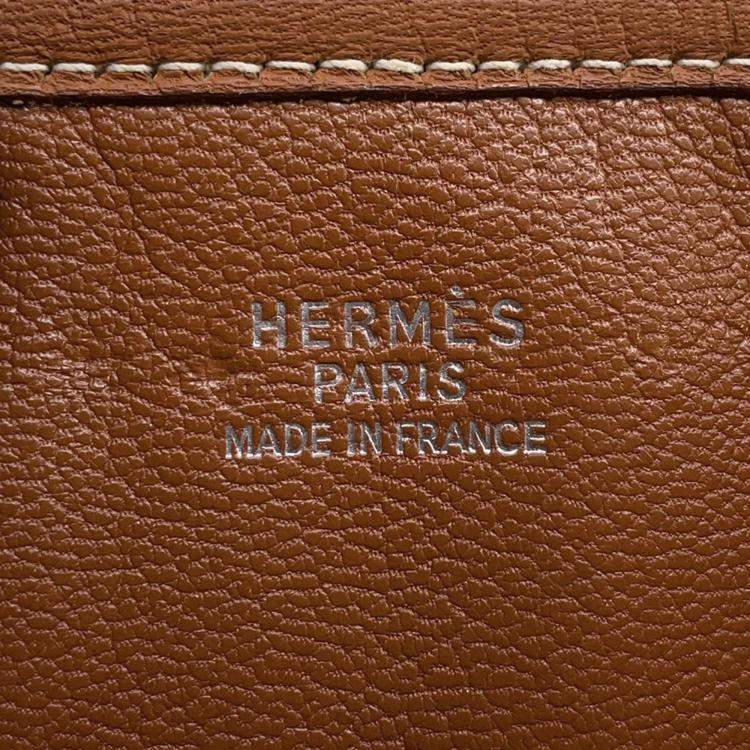 Pre Owned Hermes Christine Cognac Taurillon Clemence Bag