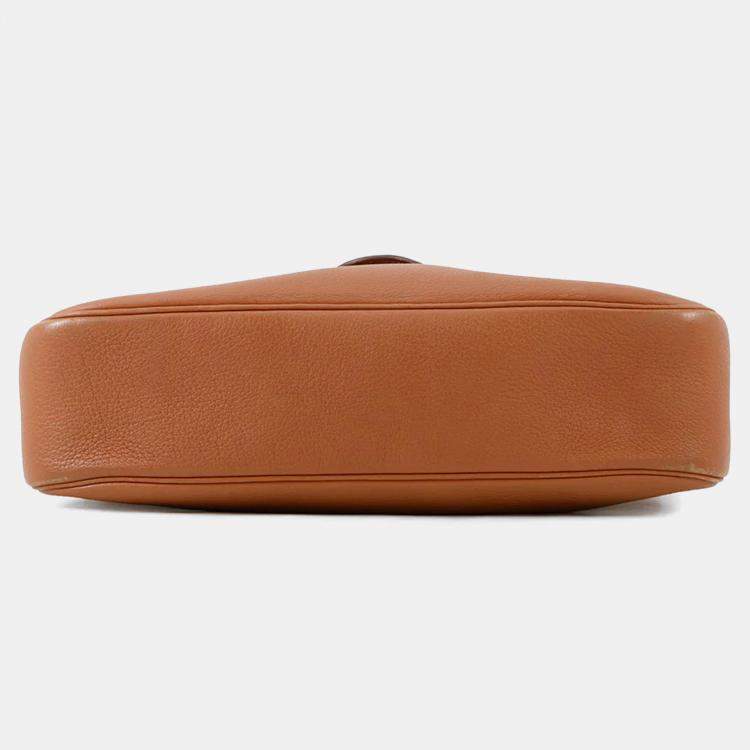 Pre Owned Hermes Christine Cognac Taurillon Clemence Bag