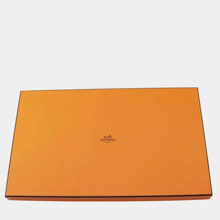 Pre Owned Hermes Portefeuille Poschamp Plus Etoupe Swift Leather