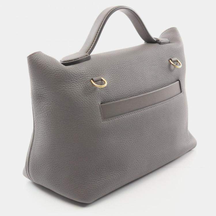 Pre Owned Hermes 24/24 Etain Togo Leather Shoulder Bag